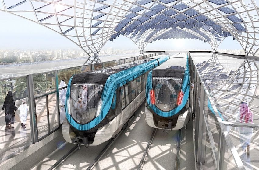 métro moderne de riyadh